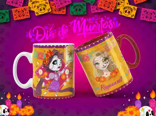 vectores plantilas DISNEY,DÍA DE MUERTOS,